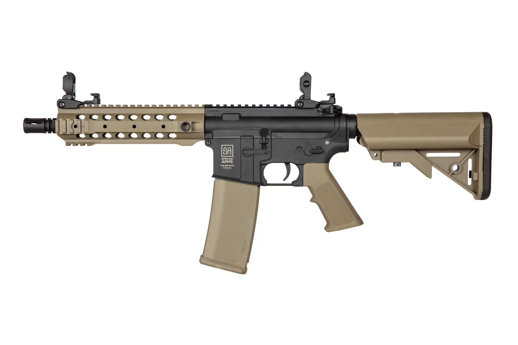 Airsoftová puška Specna Arms SA-F01 FLEX™ GATE X-ASR 1.14 J - Half-Tan