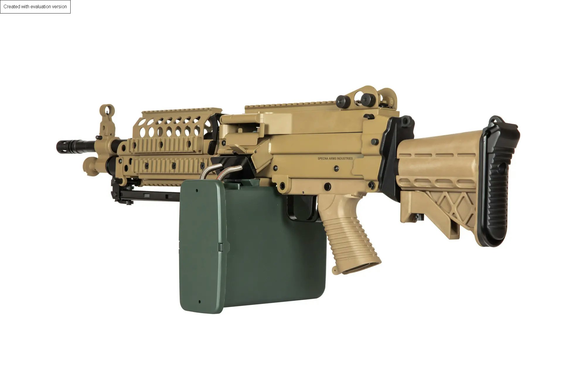 Airsoftový kulomet SA-46 EDGE™ - Tan