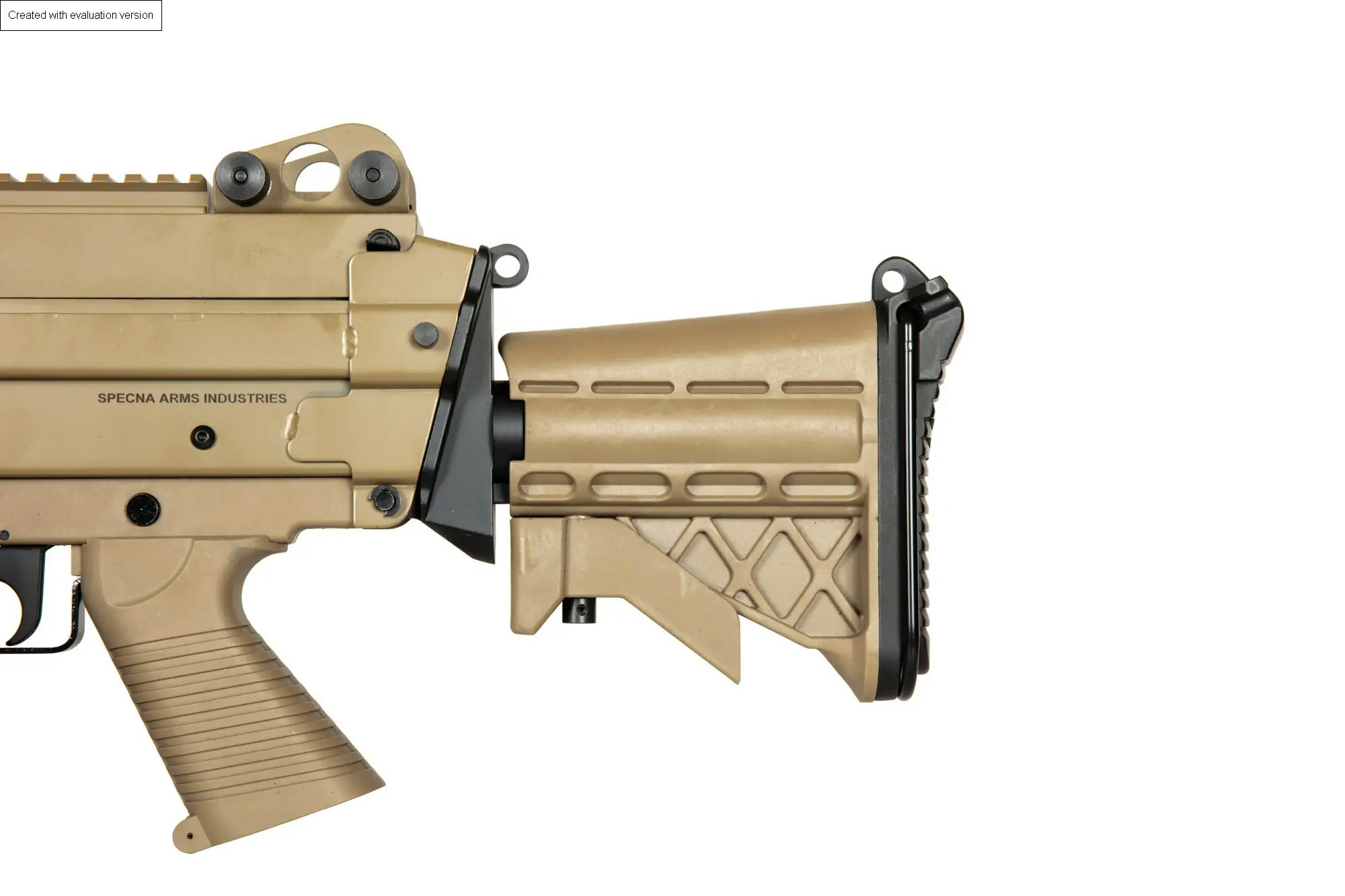 Airsoftový kulomet SA-46 EDGE™ - Tan