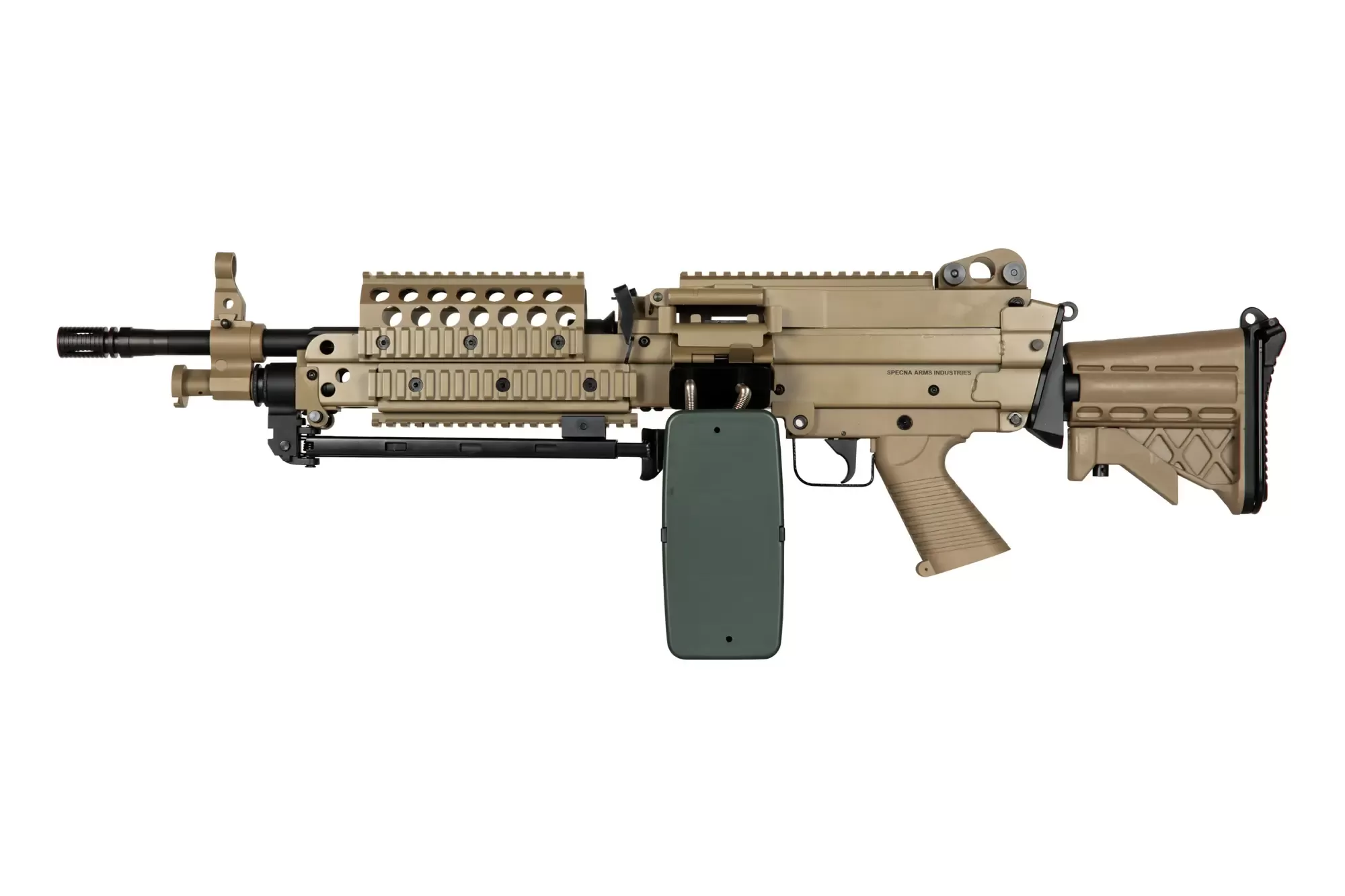 Airsoftový kulomet SA-46 EDGE™ - Tan