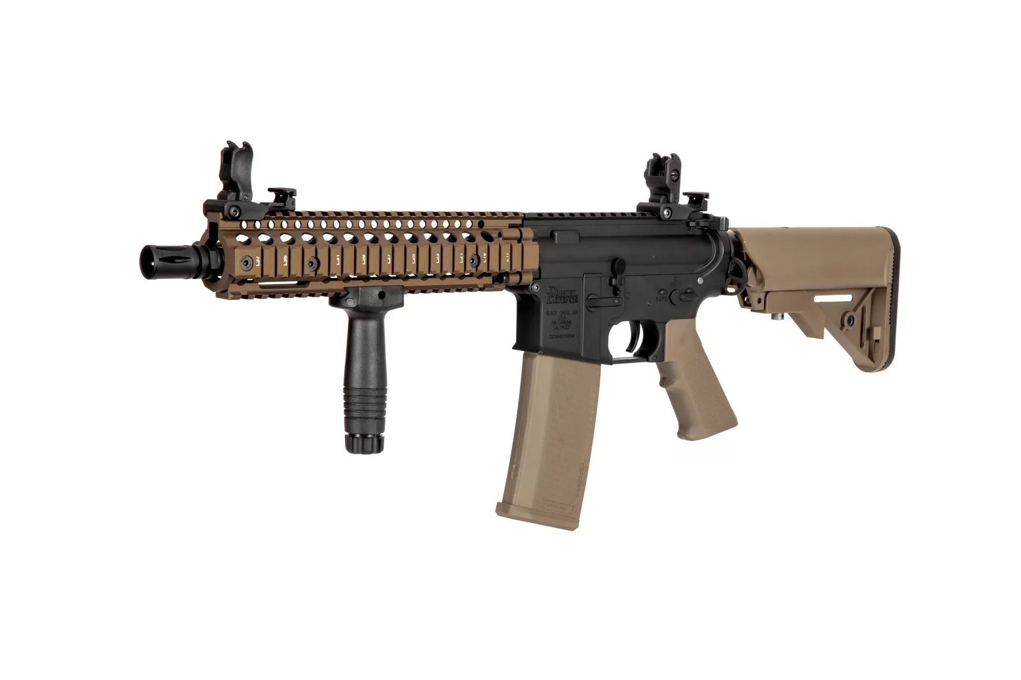 Airsoftová puška Specna Arms Daniel Defense® MK18 SA-E19 EDGE™ Kestrel™ ETU 1.14 J Chaos Bronze