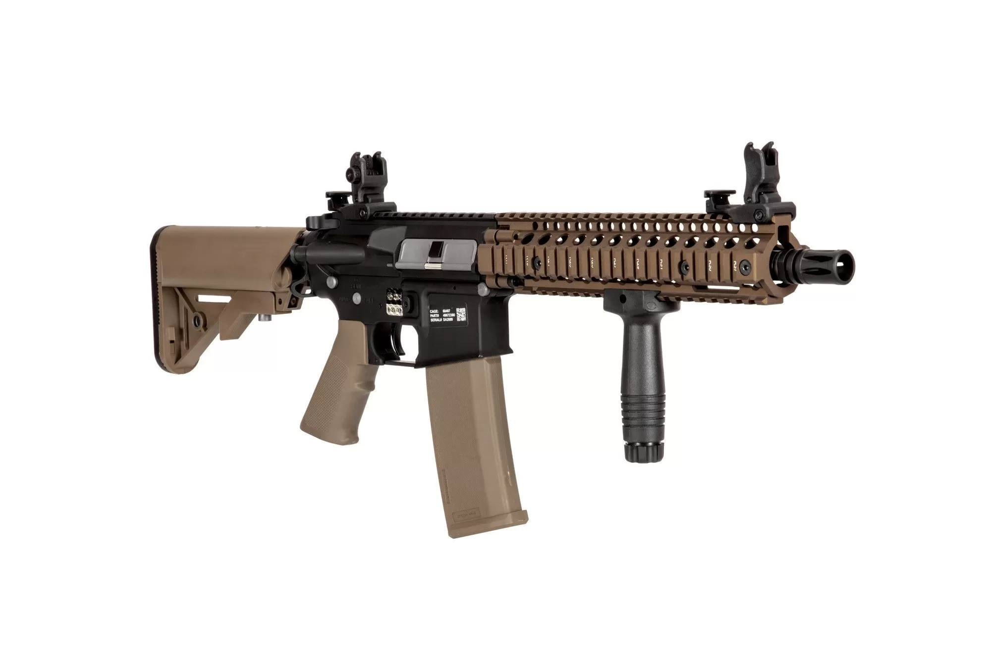 Airsoftová puška Specna Arms Daniel Defense® MK18 SA-E19 EDGE™ Kestrel™ ETU 1.14 J Chaos Bronze