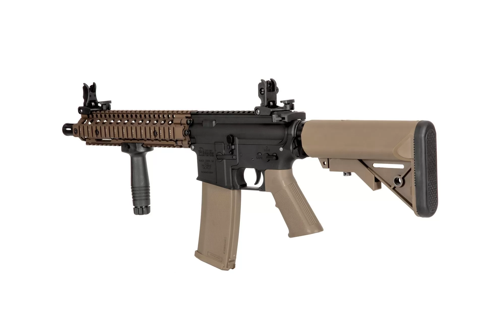 Airsoftová puška Specna Arms Daniel Defense® MK18 SA-E19 EDGE™ Kestrel™ ETU 1.14 J Chaos Bronze