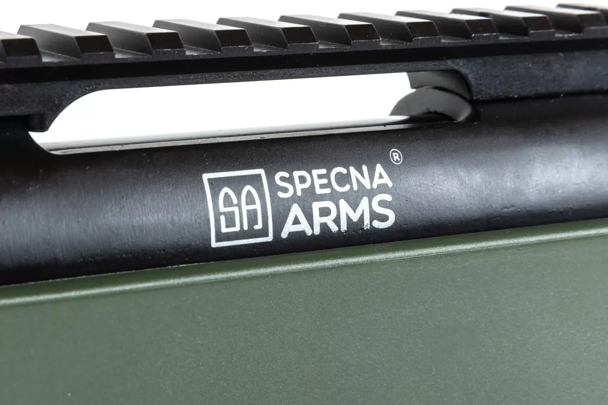 Airsoftová odstřelovací puška Specna Arms SA-S02 CORE™ High Velocity Upgraded - olivová